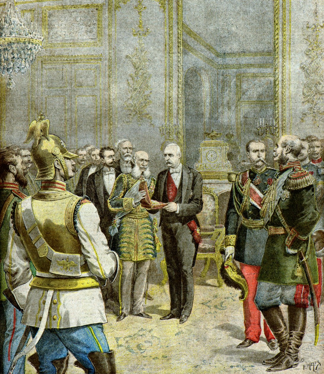 Rosyjski dyplomata baron de Mohrenheim autorstwa Henri Meyer