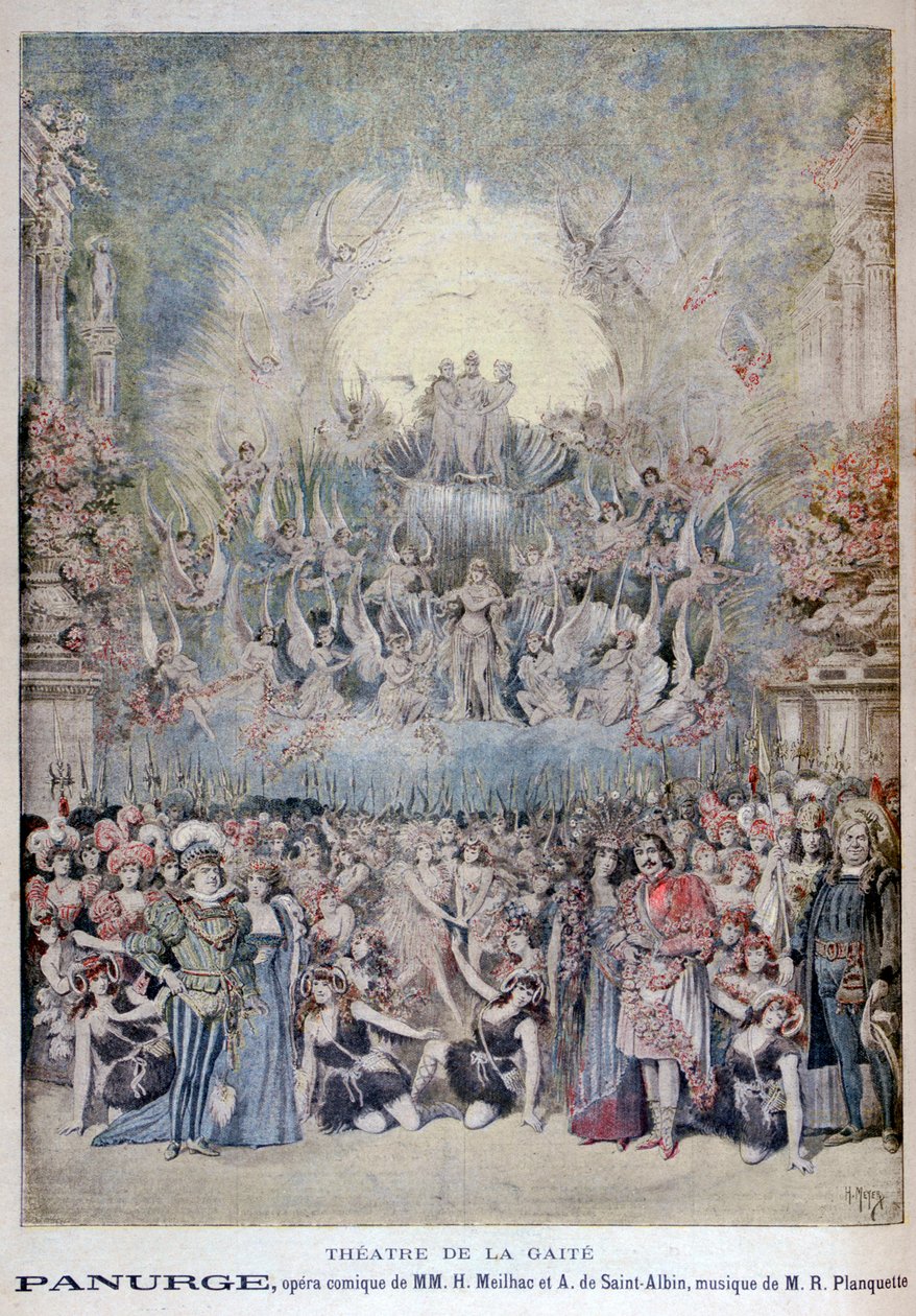 Opera Panurge, w Théâtre de la Gaîté, Paryż, 1895 autorstwa Henri Meyer