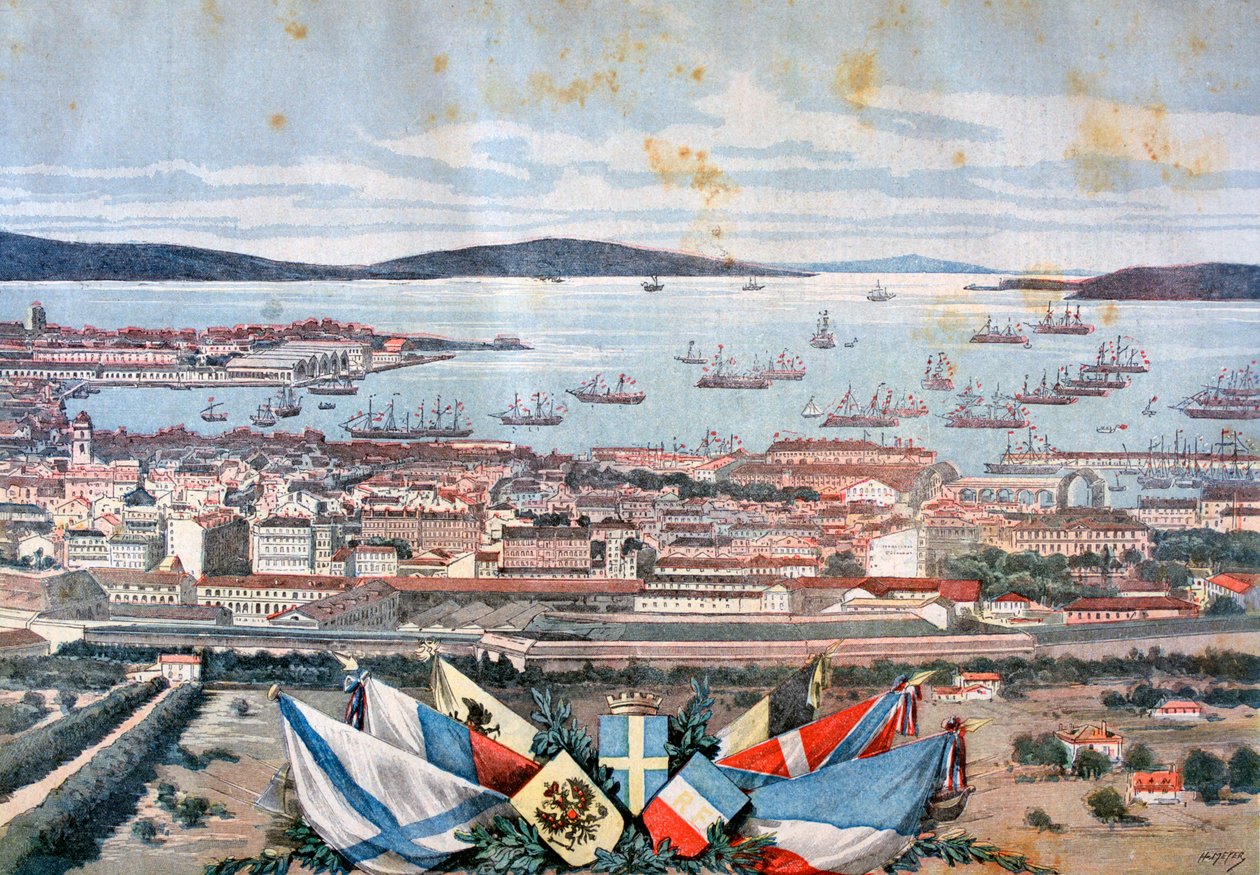 Port w Tulonie, 1893 autorstwa Henri Meyer