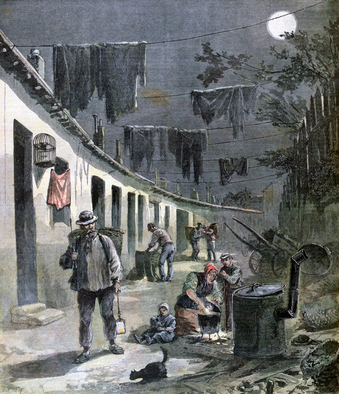 Człowiek ze szmat i kości z Paryża, 1892 autorstwa Henri Meyer