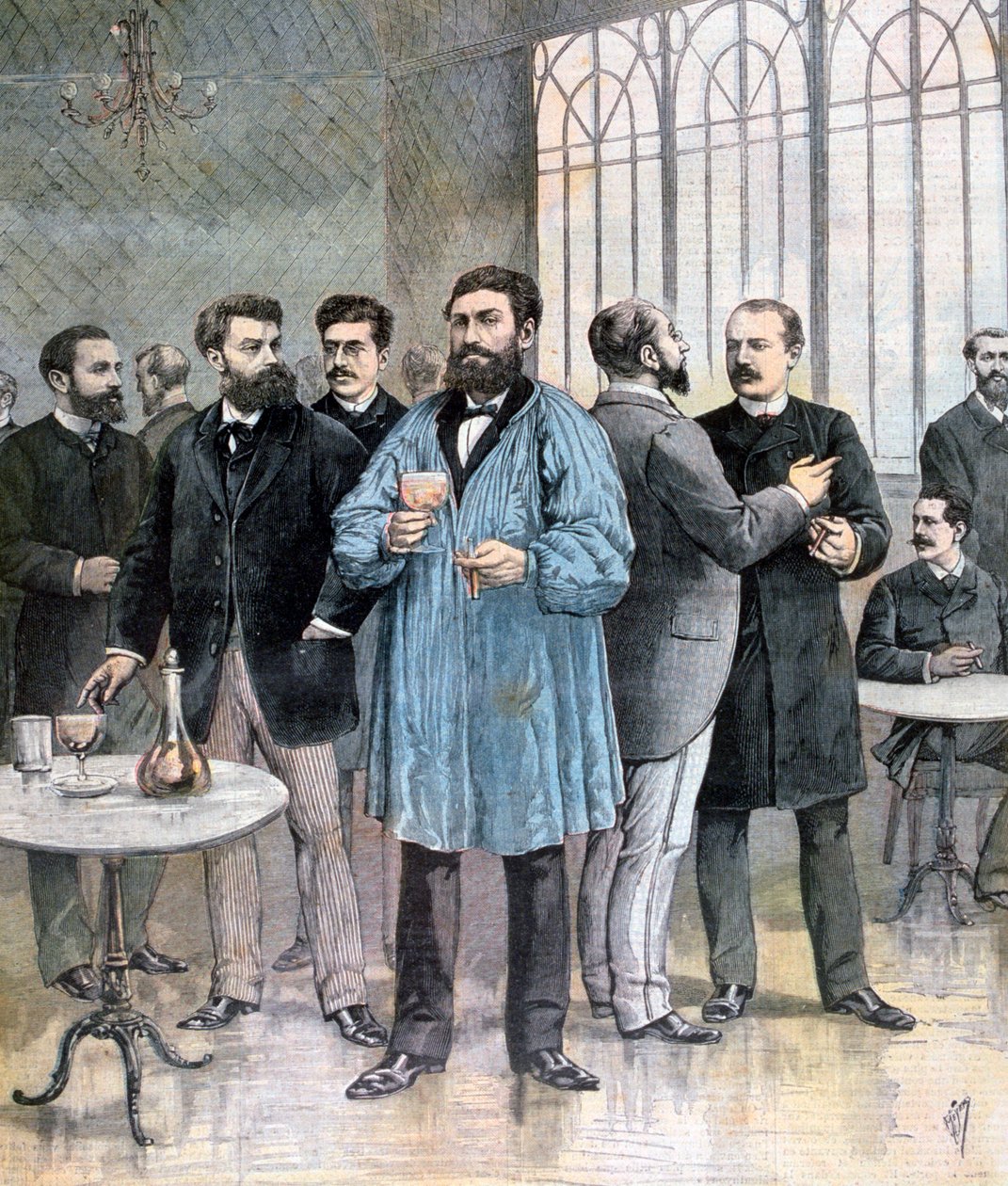 Bufet, Izba Deputowanych Francji, Paryż, 1892 autorstwa Henri Meyer