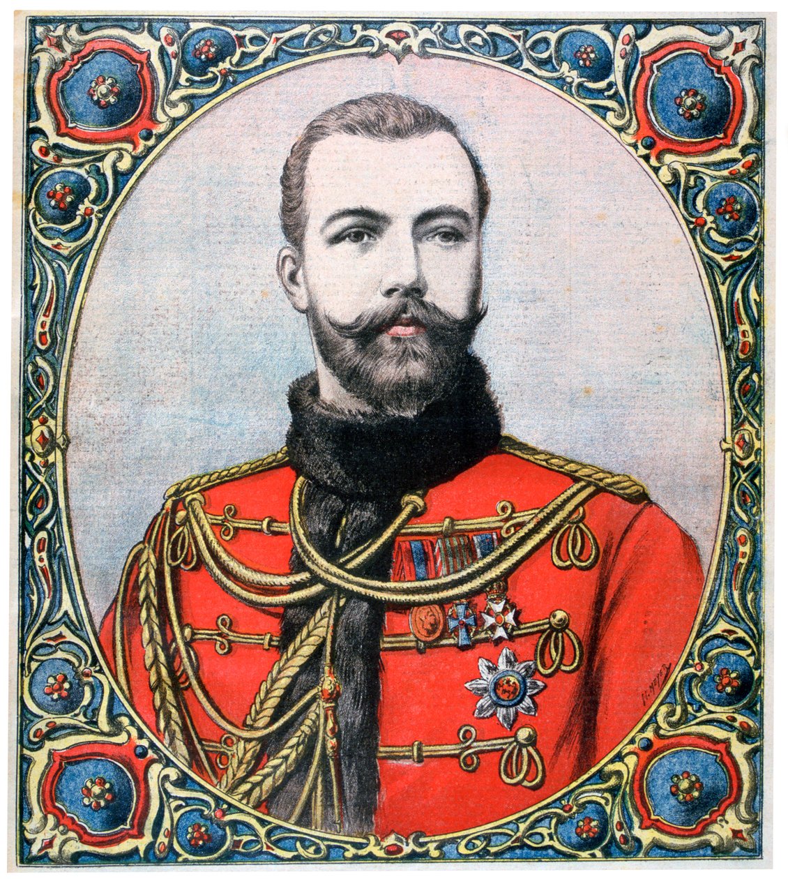Car Mikołaj II Rosji, 1894 autorstwa Henri Meyer