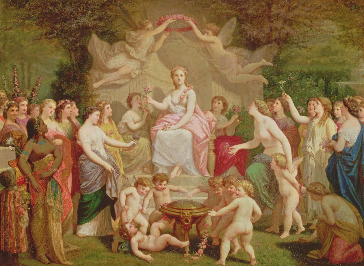 Alegoria wiosny, 1871 autorstwa Henri Pierre Picou