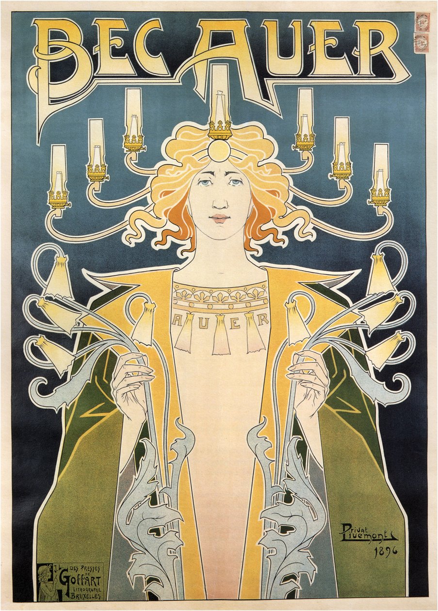 Bec Auer, 1896 autorstwa Henri Henri Antoine Théodore Livemont