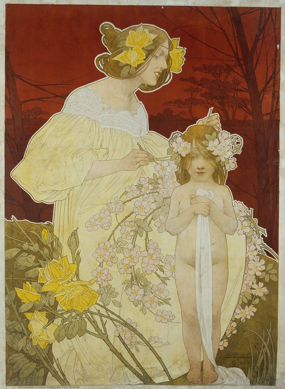 Pałac Kobiet. Wystawa z 1900 autorstwa Henri Henri Antoine Théodore Livemont