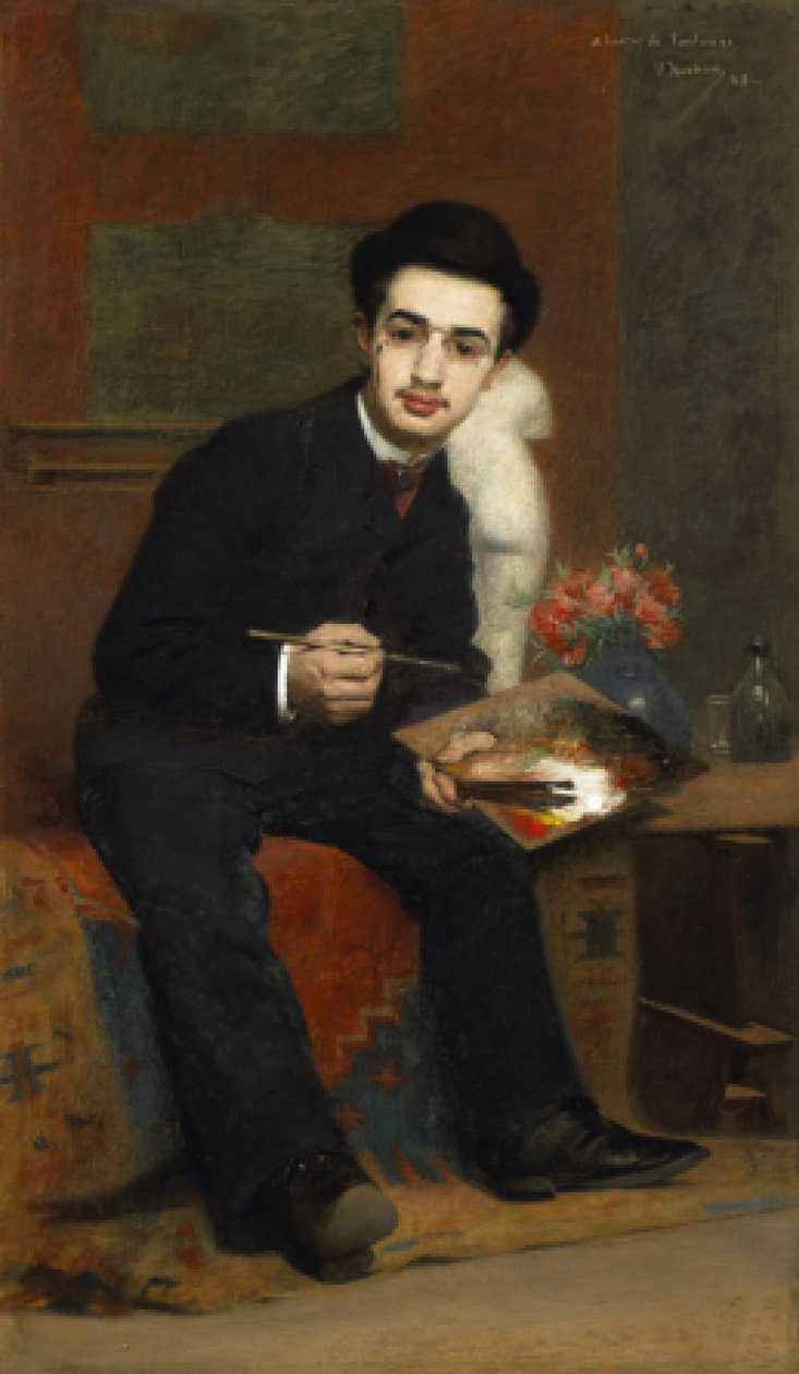 Henri de Toulouse-Lautrec, 1883. autorstwa Henri Rachou