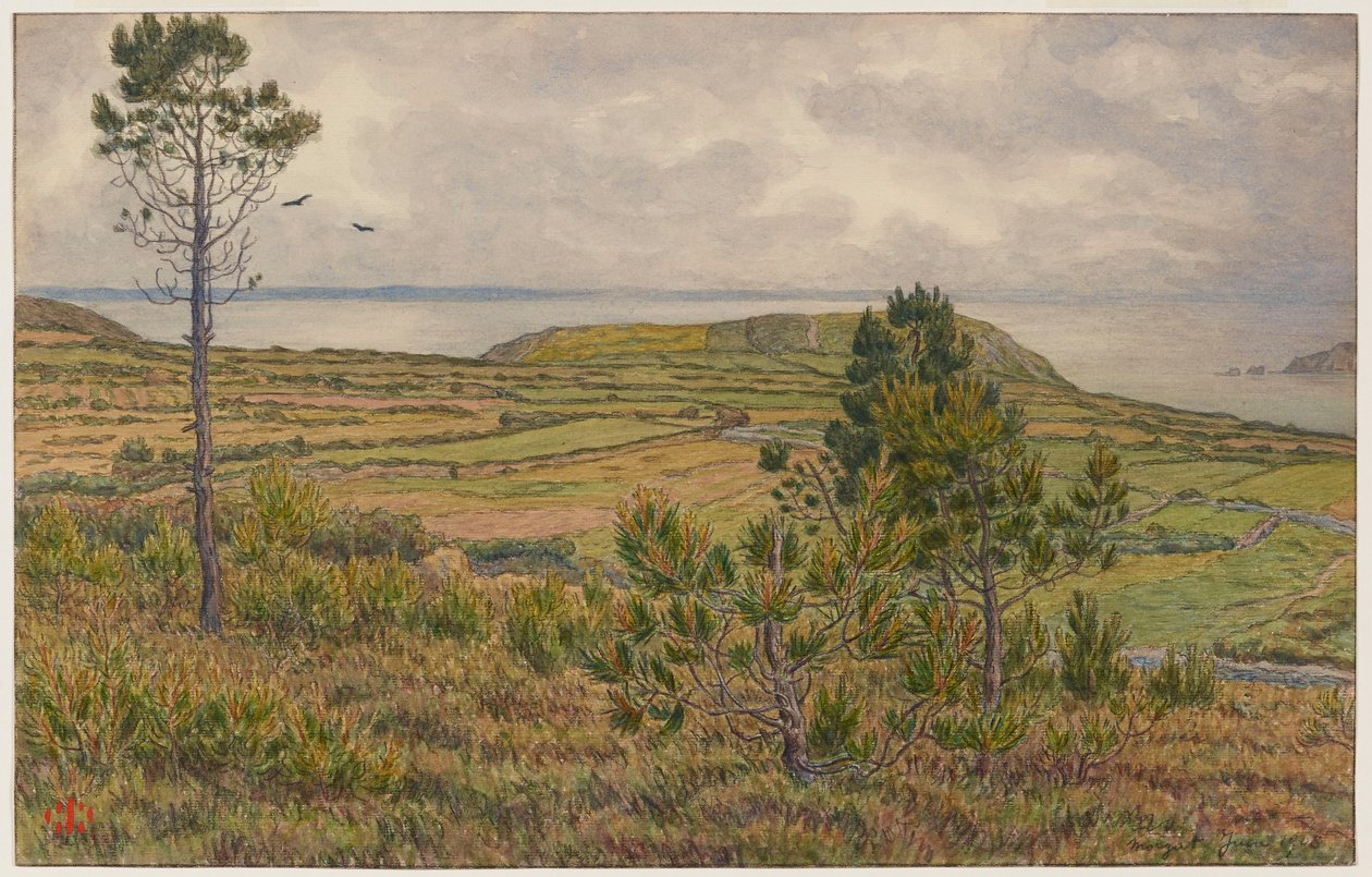 Zatoka Douarnenez. Morgat autorstwa Henri Rivière
