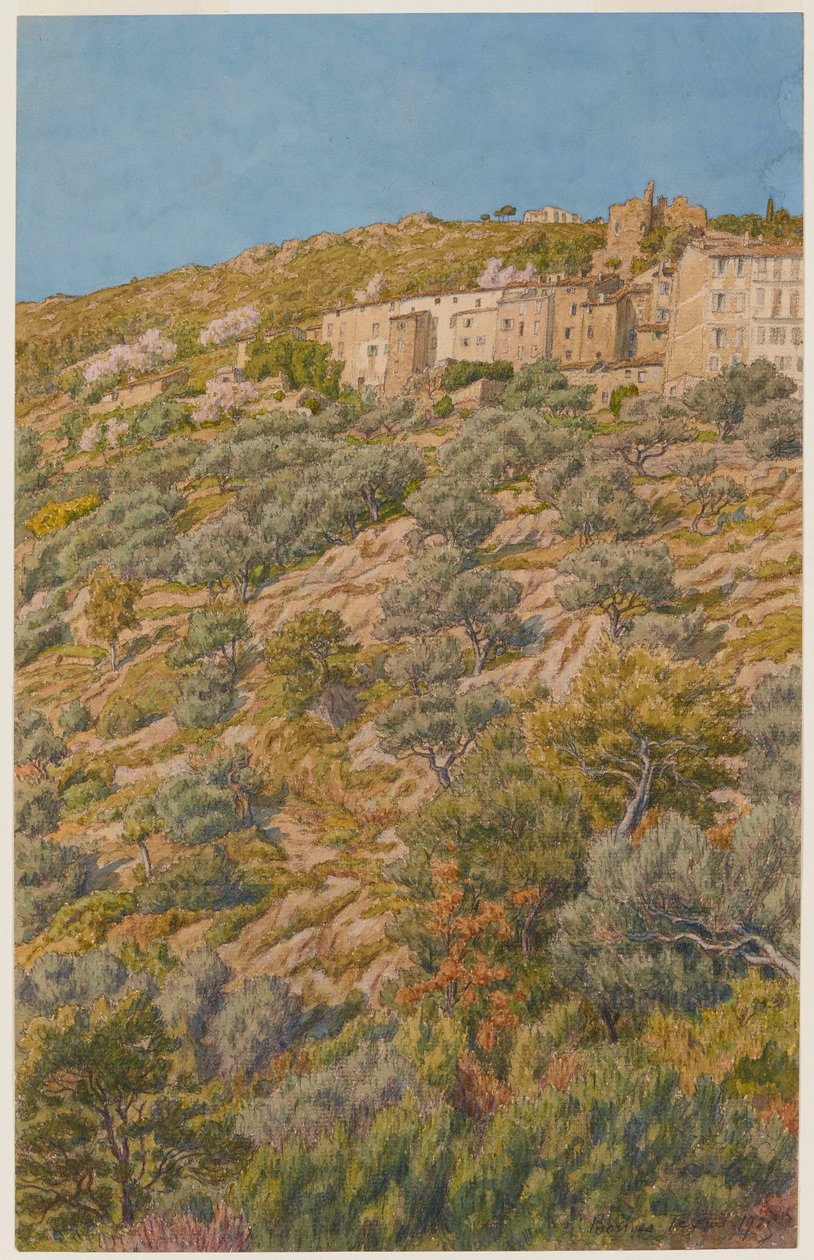 Bormes autorstwa Henri Rivière