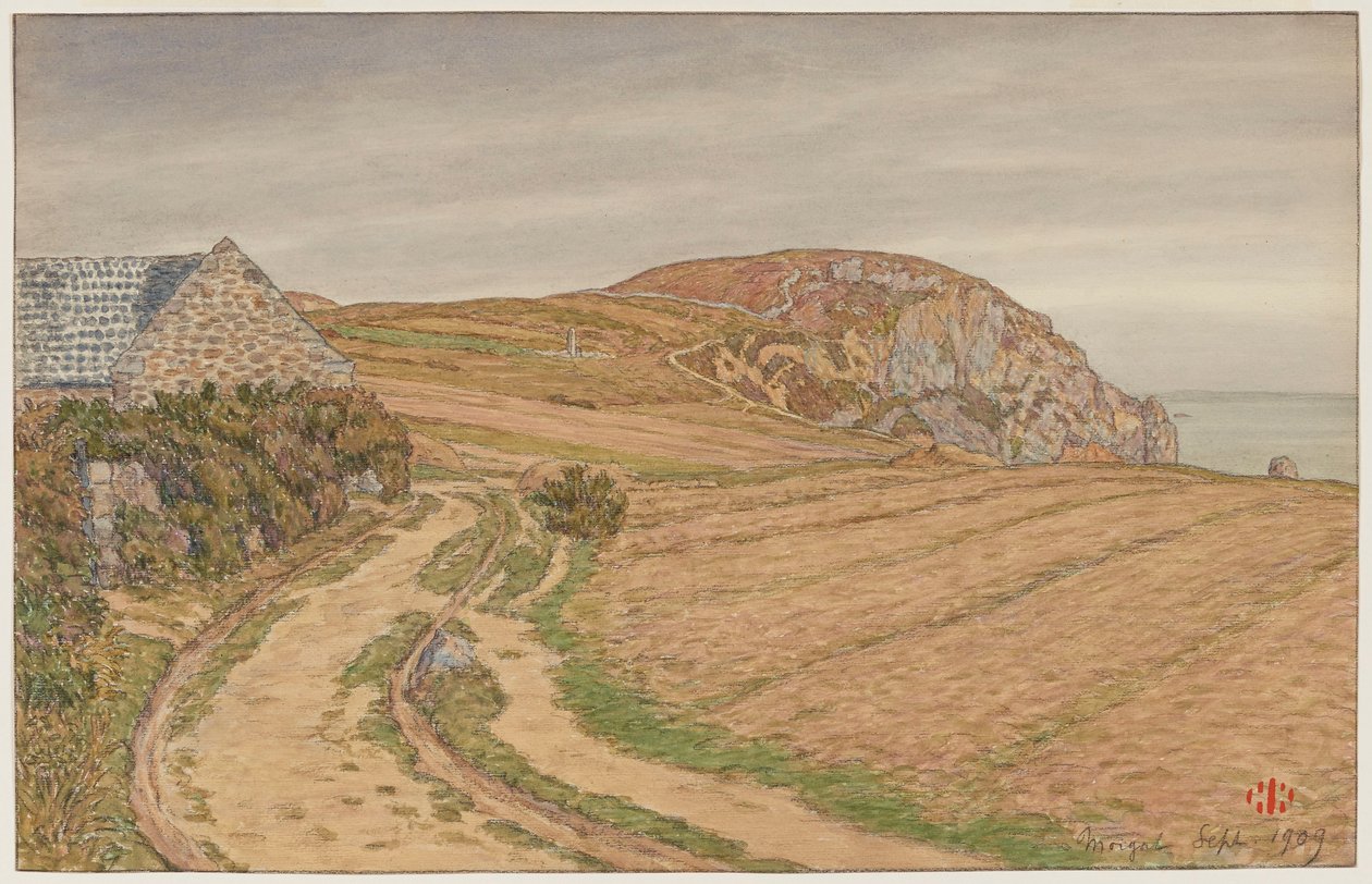 Chemin de l’Esquiffinec, Morgat autorstwa Henri Rivière