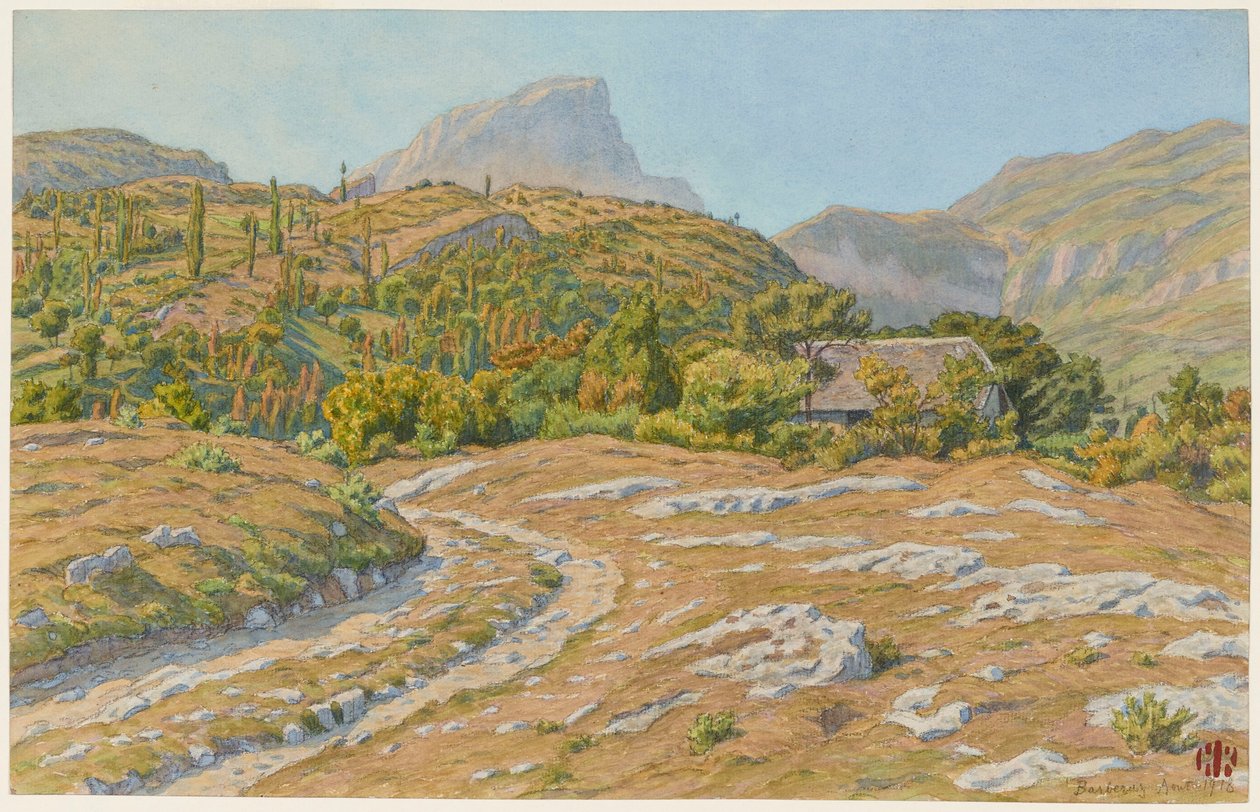 Le Granier. Barberaz autorstwa Henri Rivière