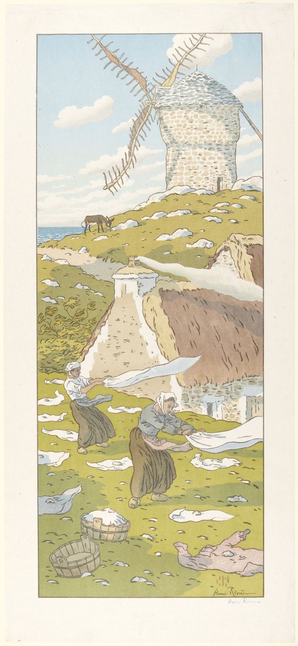 Le Vent autorstwa Henri Rivière