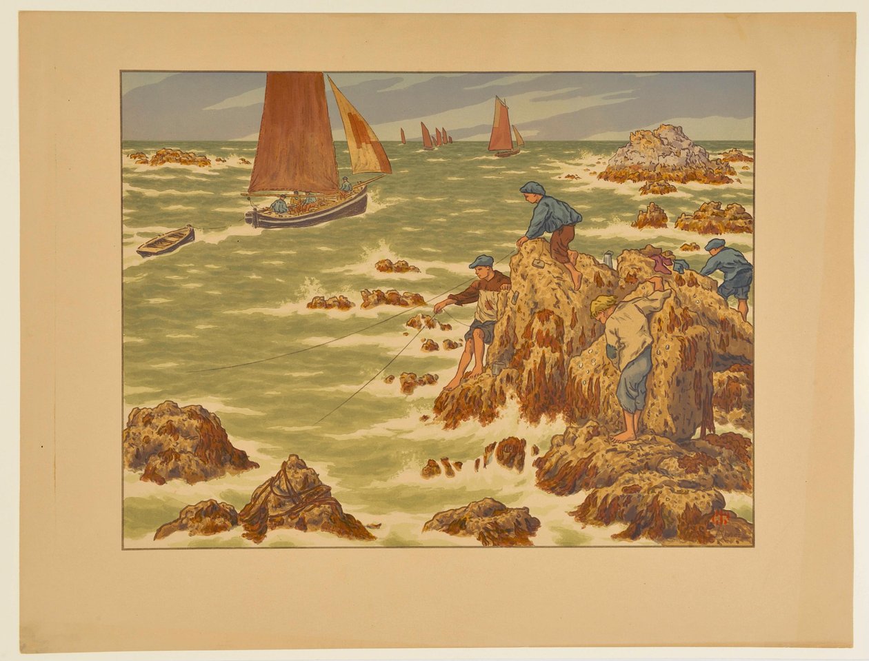 [Majtkowie] autorstwa Henri Rivière
