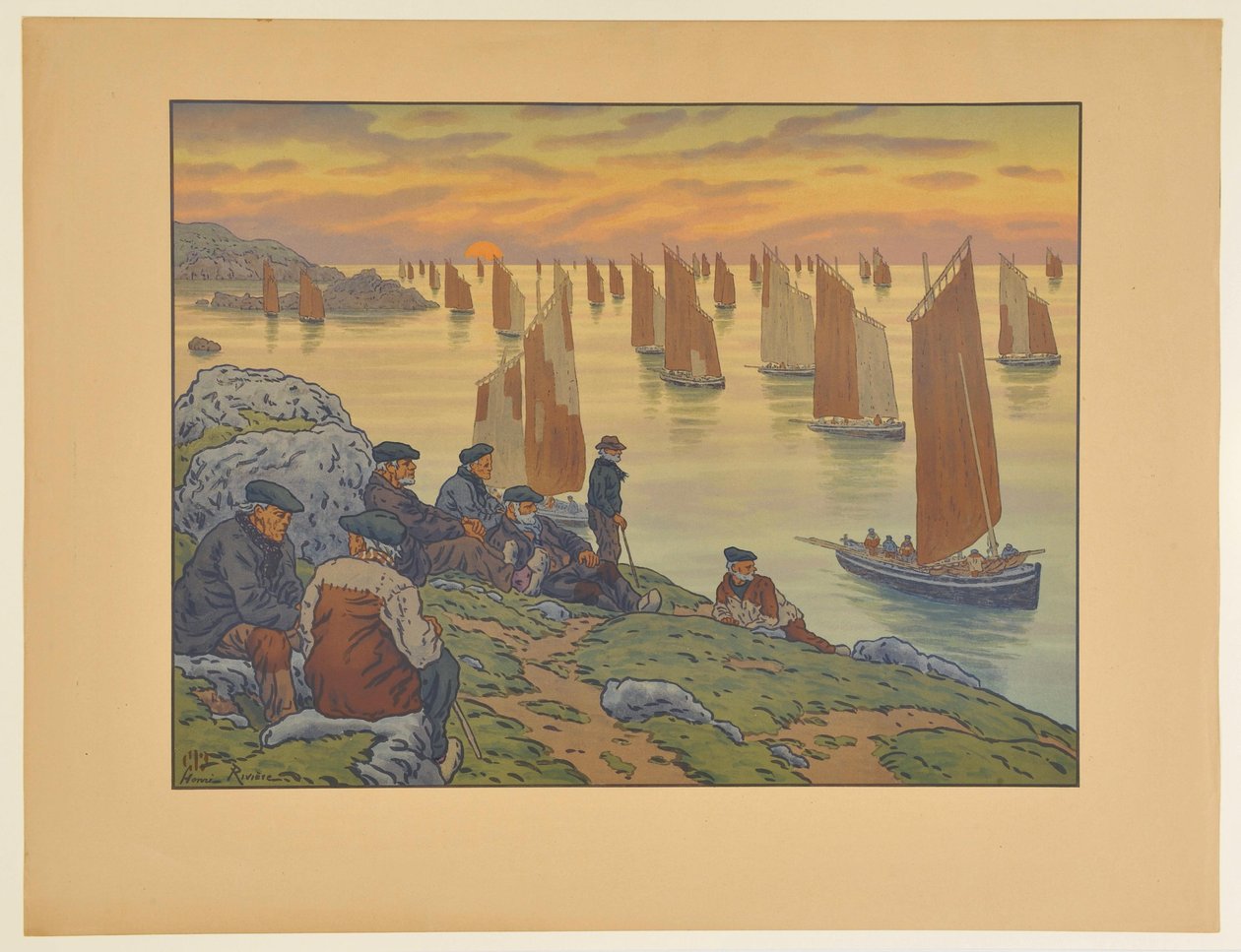 [Starzy] autorstwa Henri Rivière