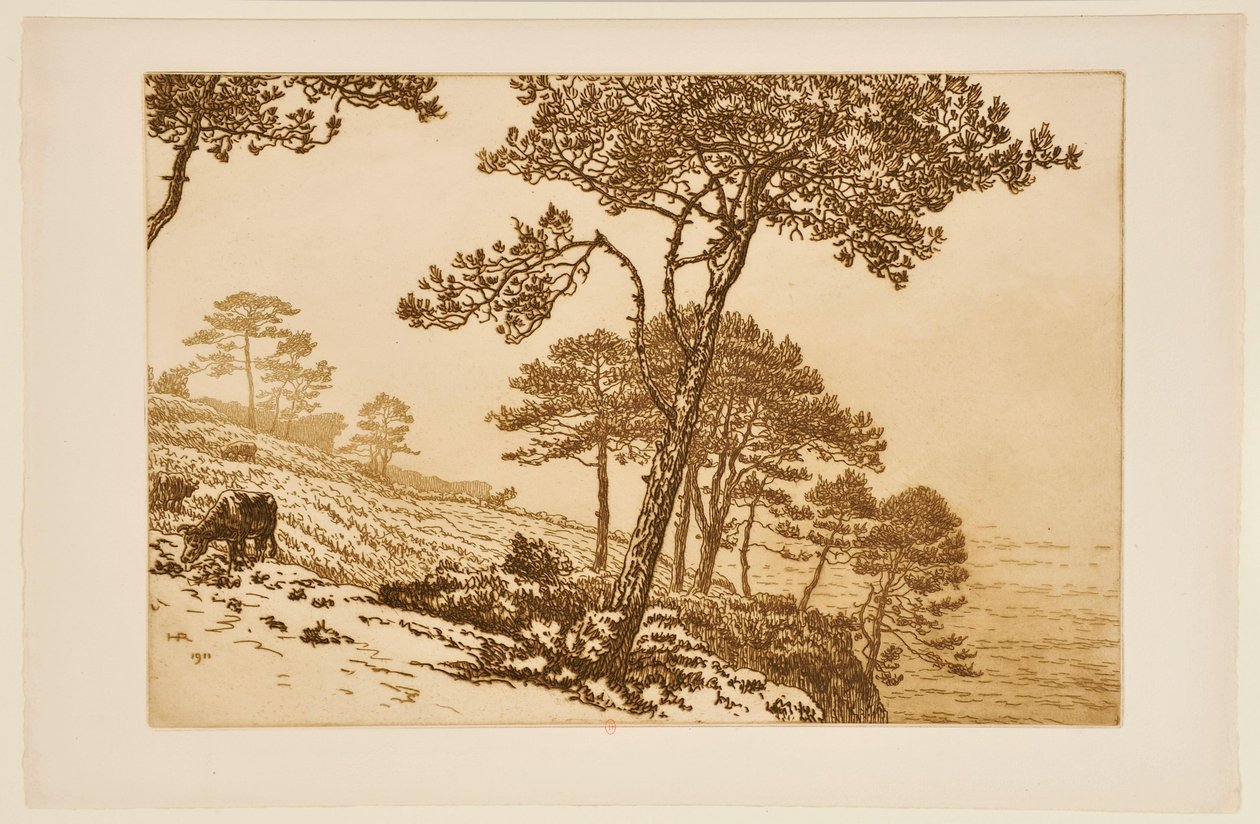 [Mglisty poranek] autorstwa Henri Rivière