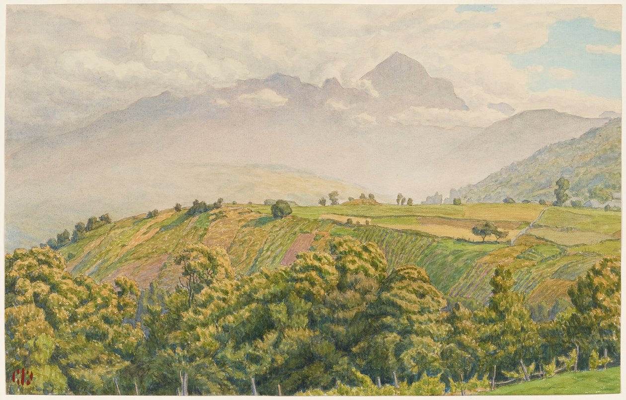 Nebliger Morgen auf dem Charvin autorstwa Henri Rivière