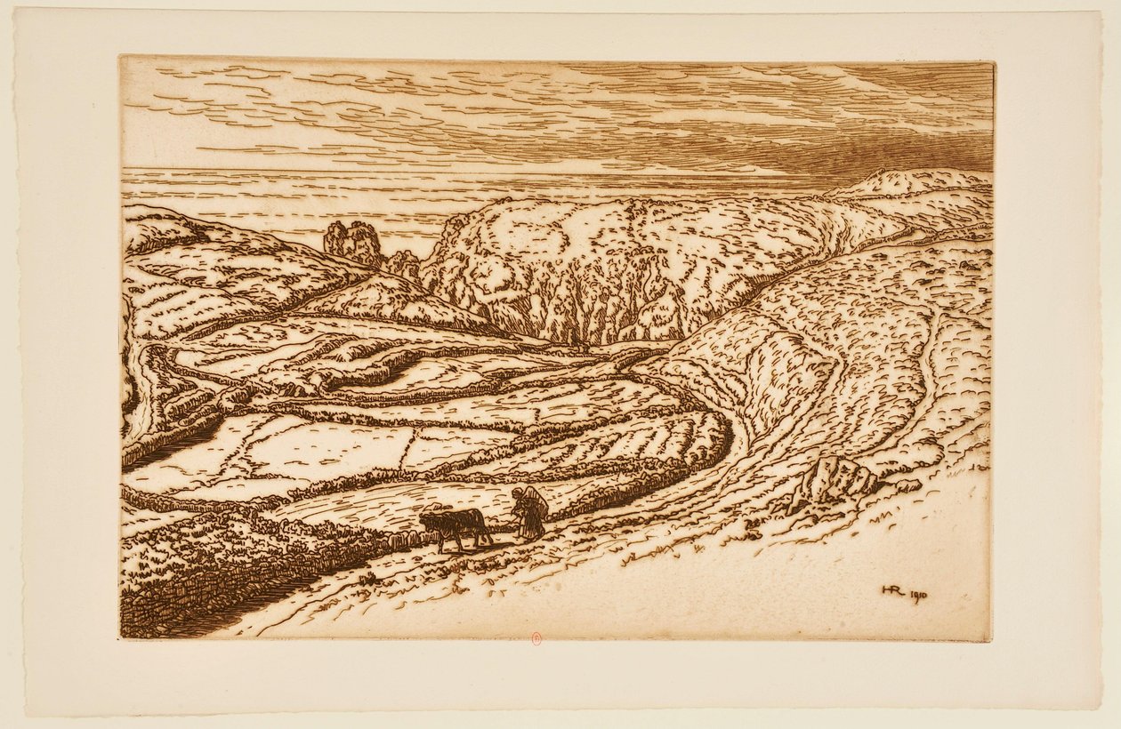 [Krajobraz bretoński] autorstwa Henri Rivière
