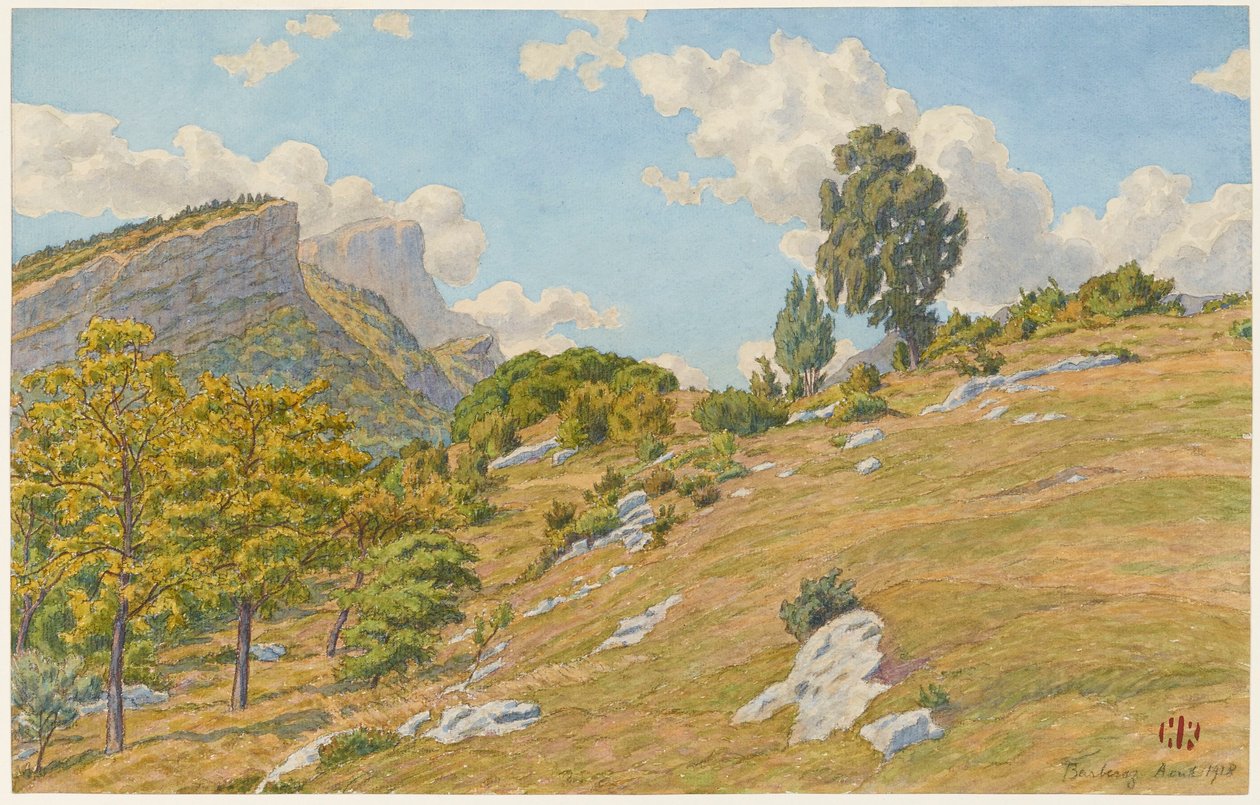 Plateaux de Barberaz autorstwa Henri Rivière
