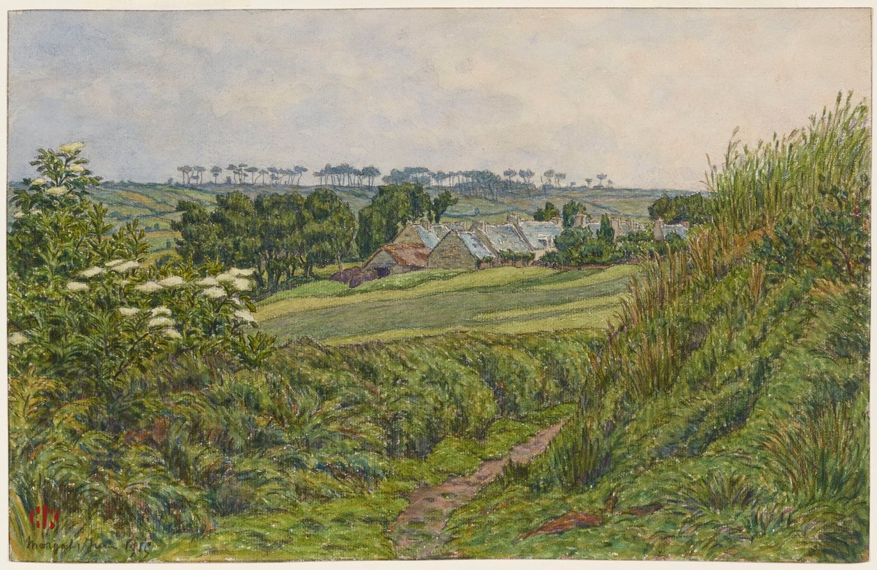 Wiosna w Lesquiffinec. Morgat autorstwa Henri Rivière
