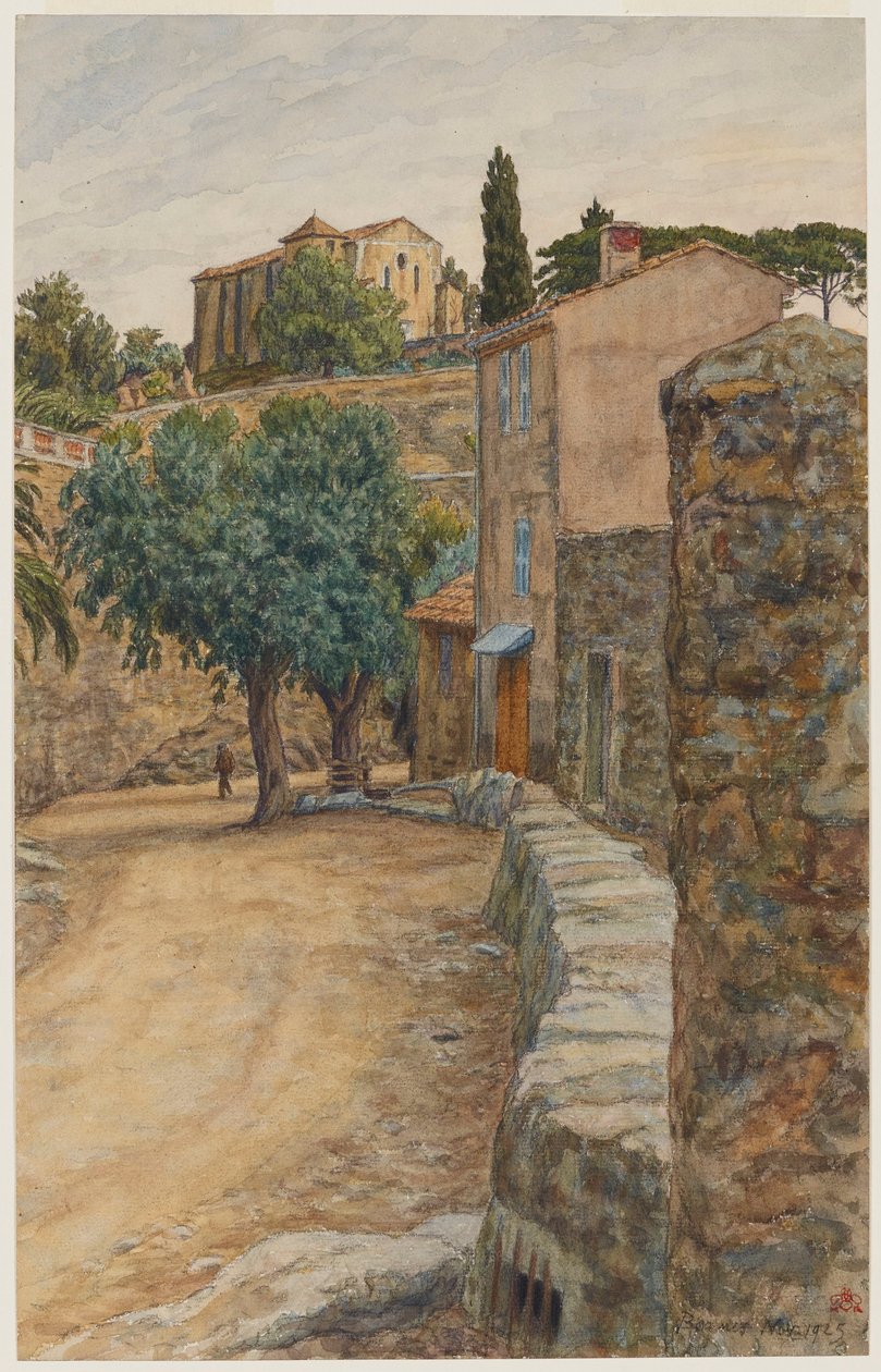 Straße in Bormes autorstwa Henri Rivière