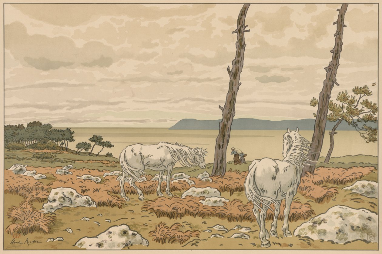 Aspekty natury: Zatoka autorstwa Henri Rivière