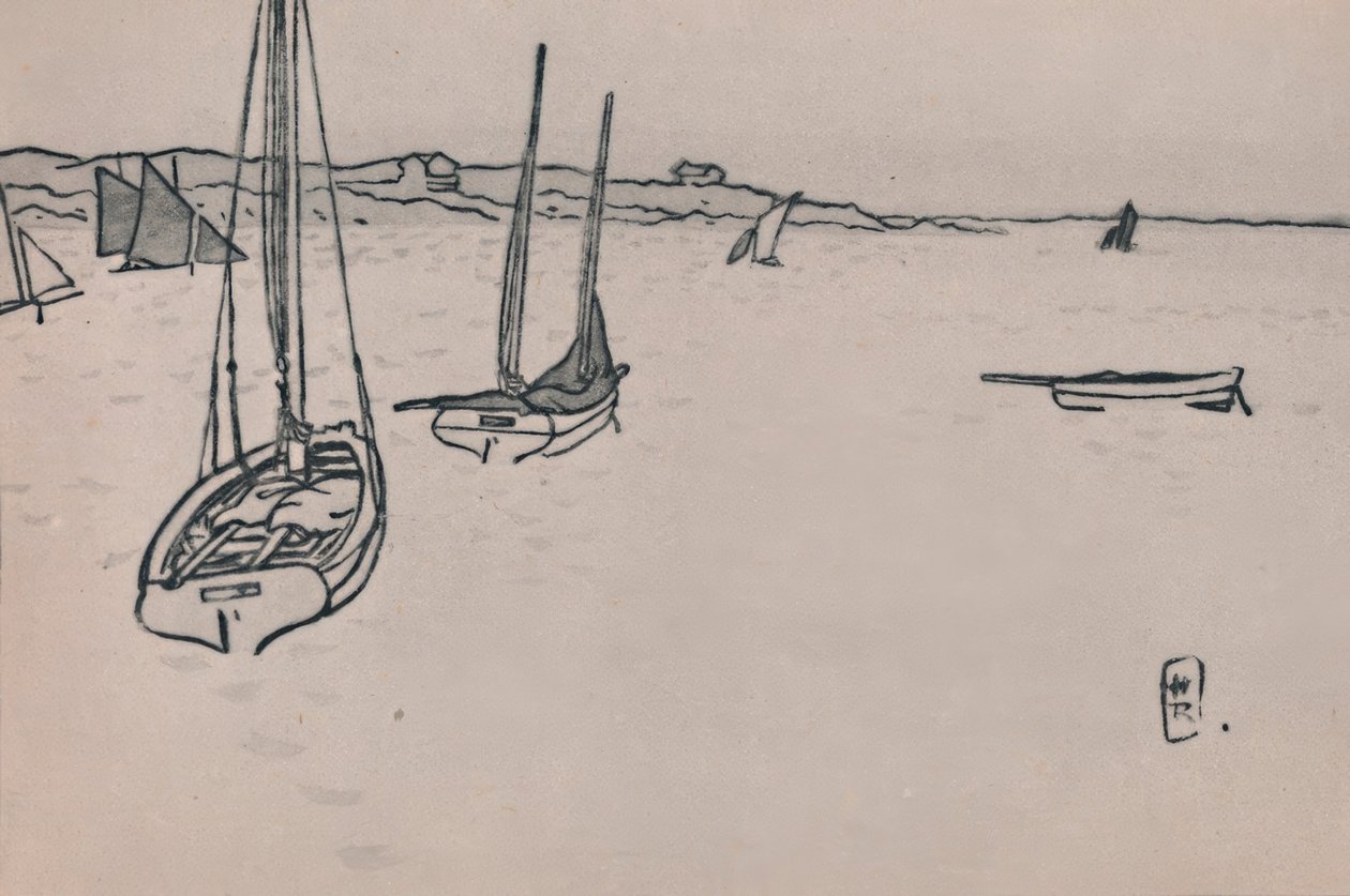 Bretoński krajobraz autorstwa Henri Rivière