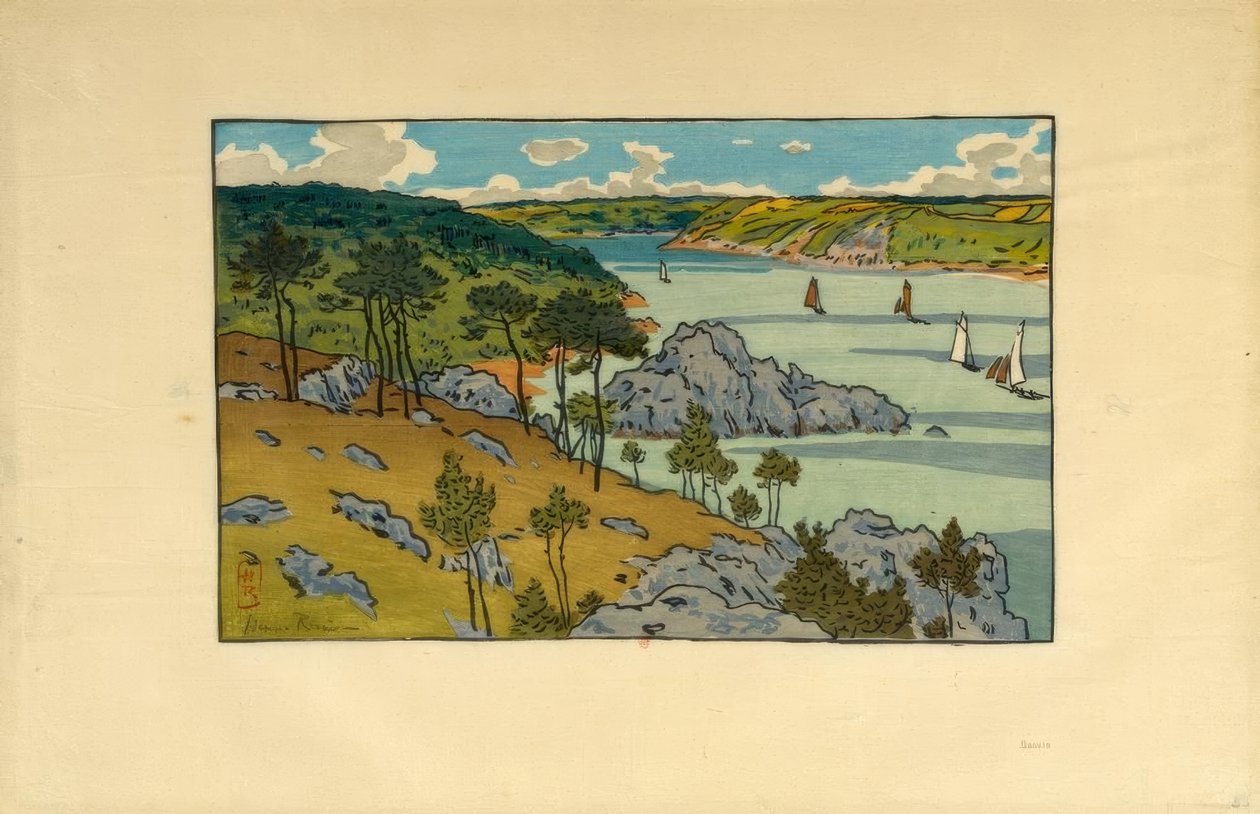 Usta Trieux (Loguivy) autorstwa Henri Rivière