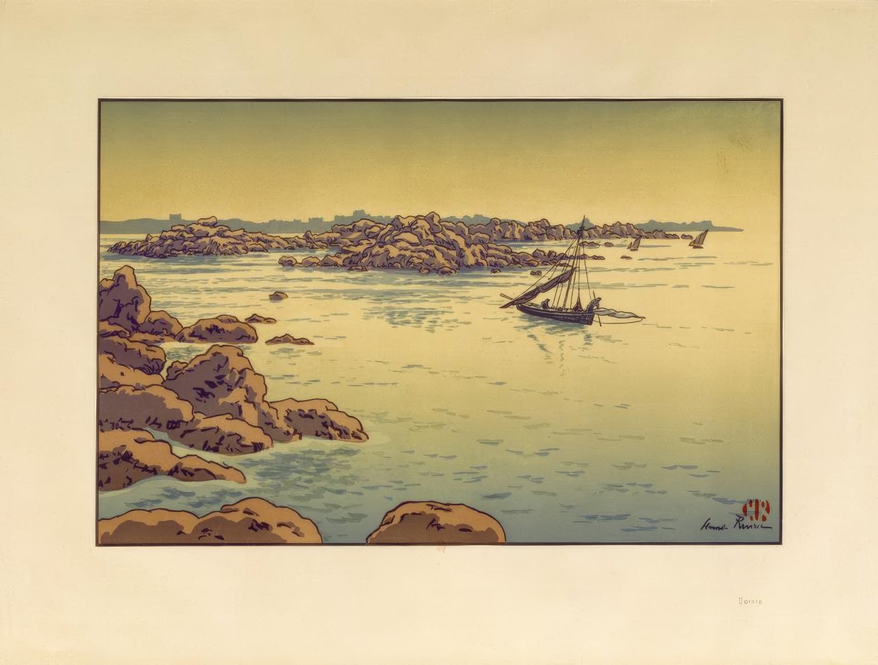 Zatoka Douarnenez autorstwa Henri Rivière