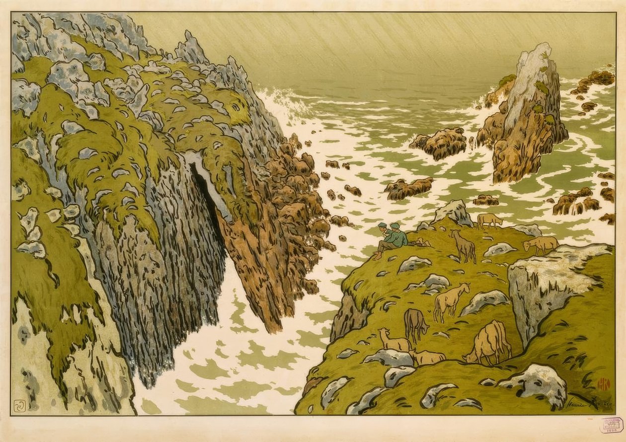 Klif autorstwa Henri Rivière