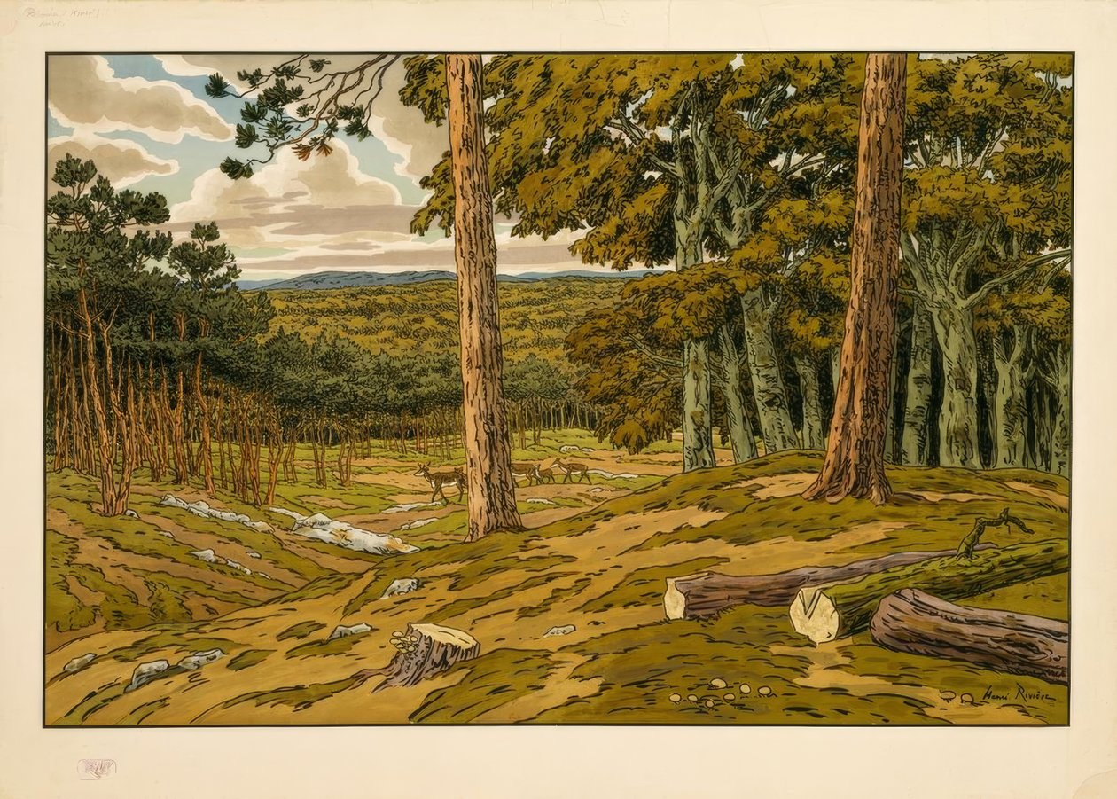 Las autorstwa Henri Rivière
