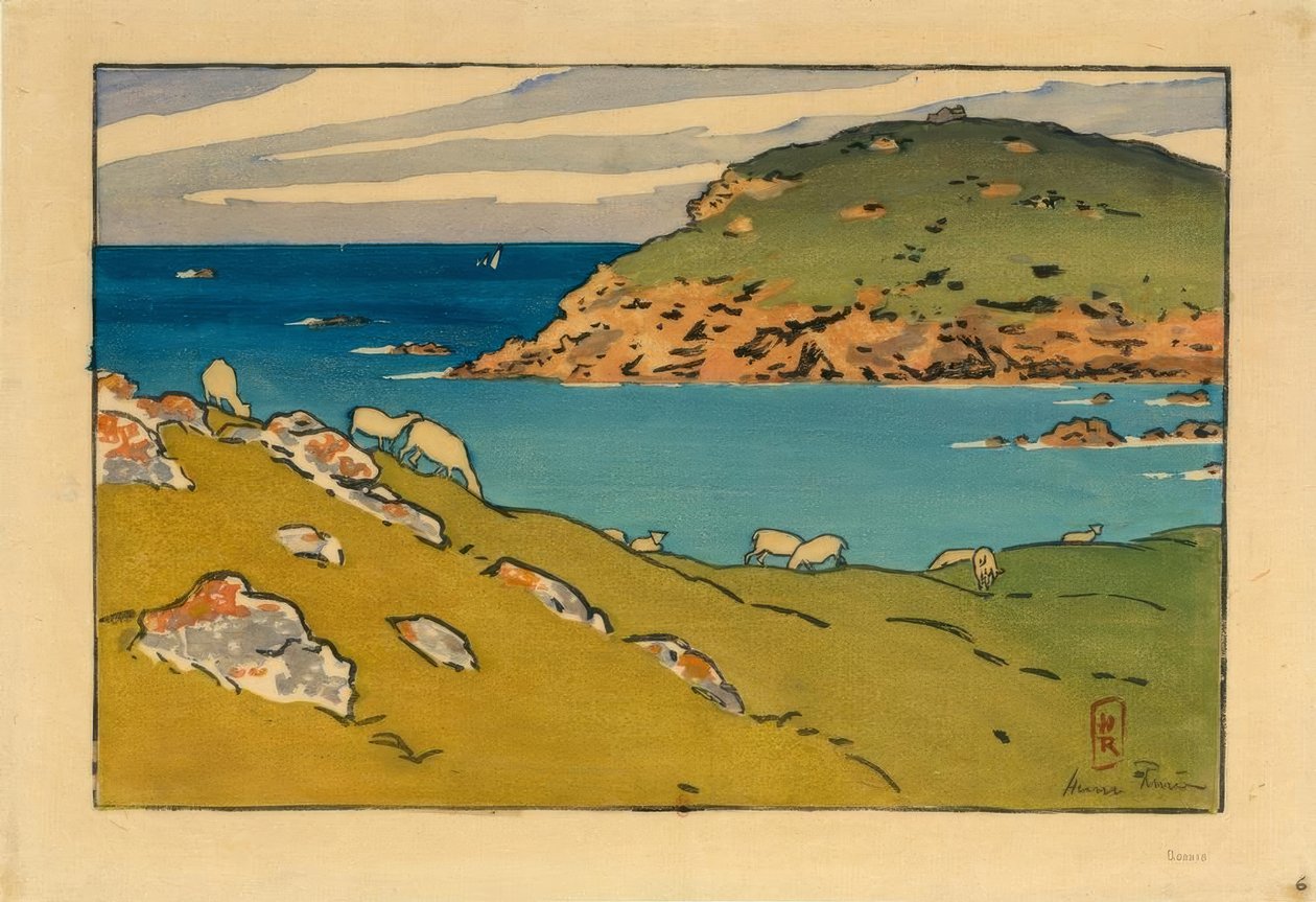 La Garde-Guérin (Saint-Briac) autorstwa Henri Rivière