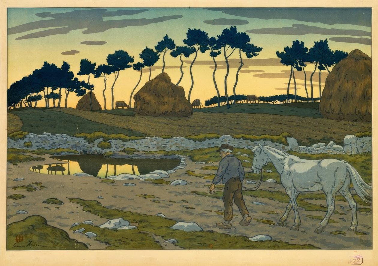 Zmierzch autorstwa Henri Rivière