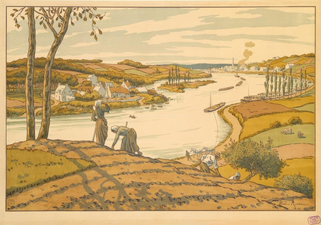 Rzeka autorstwa Henri Rivière