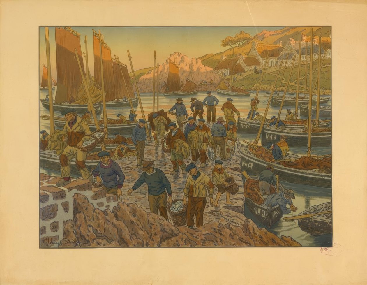 Przystań autorstwa Henri Rivière