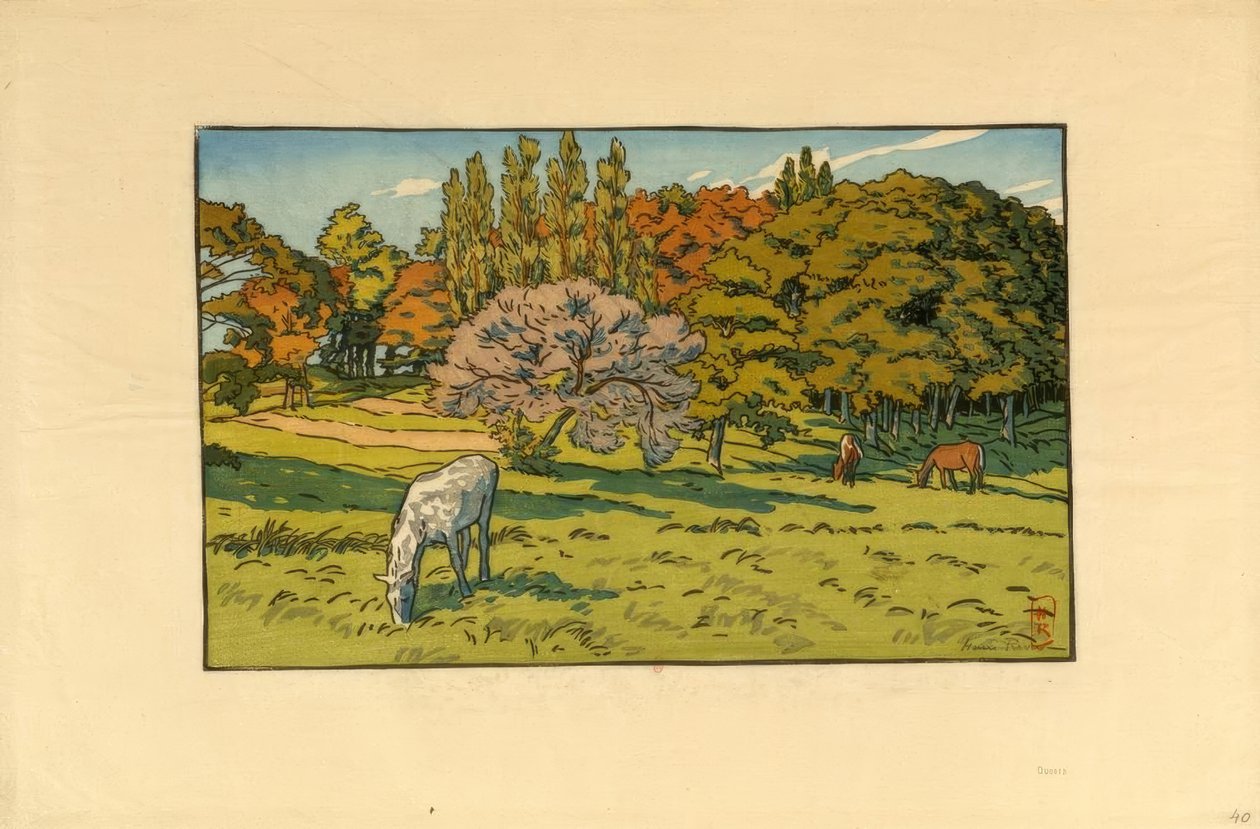 Małe drewno w Beret (Douarnenez) autorstwa Henri Rivière