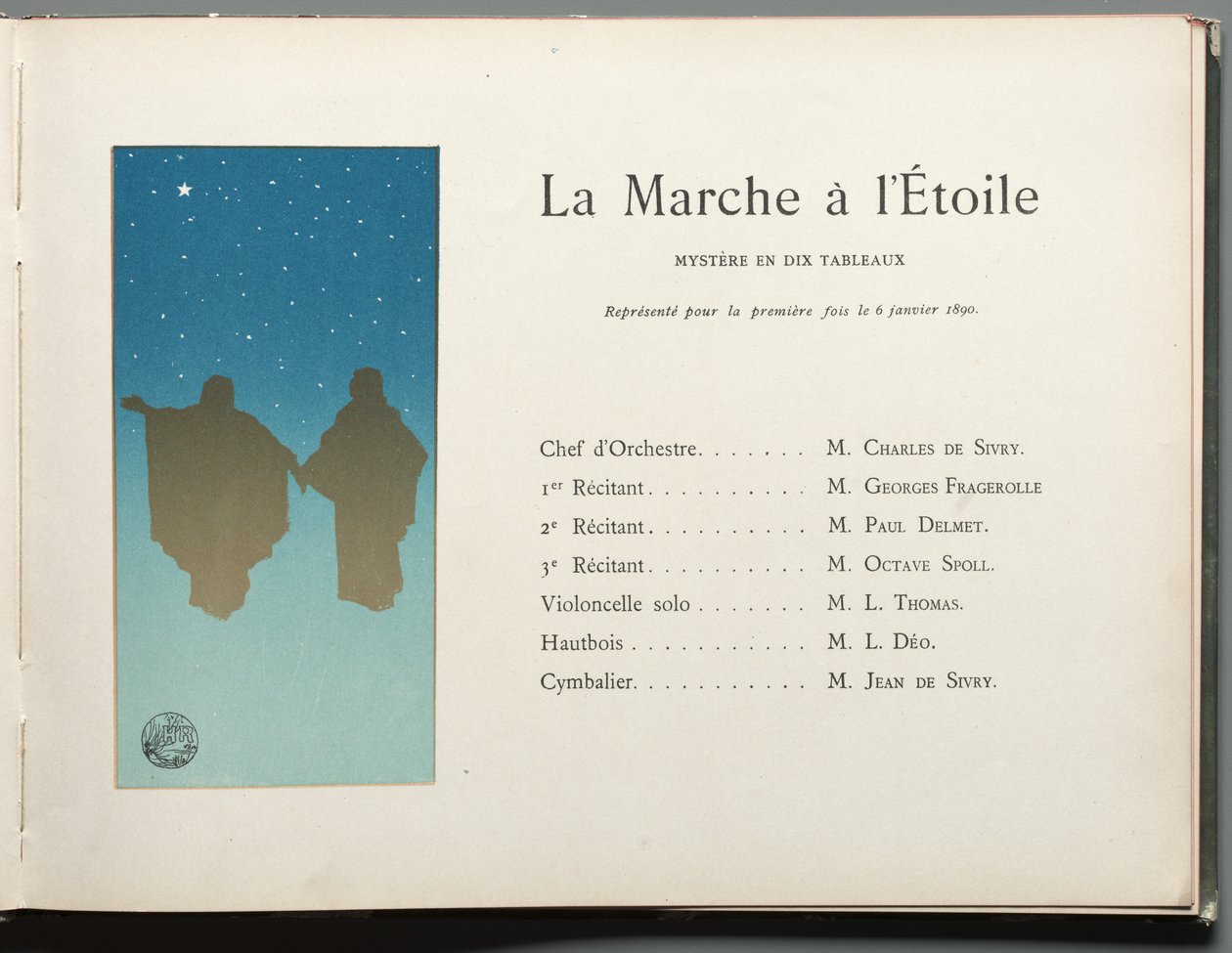 The Progress of the Stars: Marsz do Tajemniczej Gwiazdy w dziesięciu obrazach autorstwa Henri Rivière