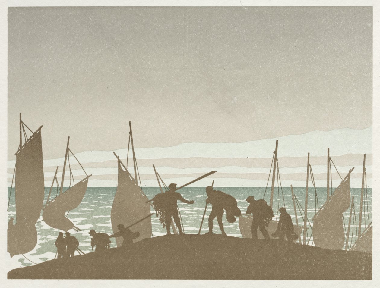 Żyd wędrowny: rybacy autorstwa Henri Rivière
