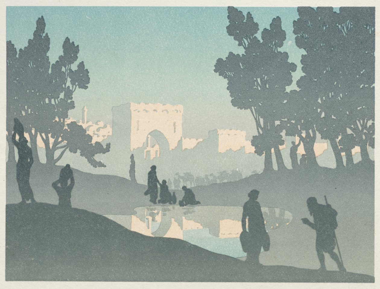 Żyd wędrujący: Stare Miasto autorstwa Henri Rivière