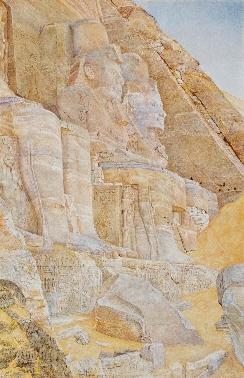 Wielka Świątynia Abu Simbel autorstwa Henri Roderick Newmann