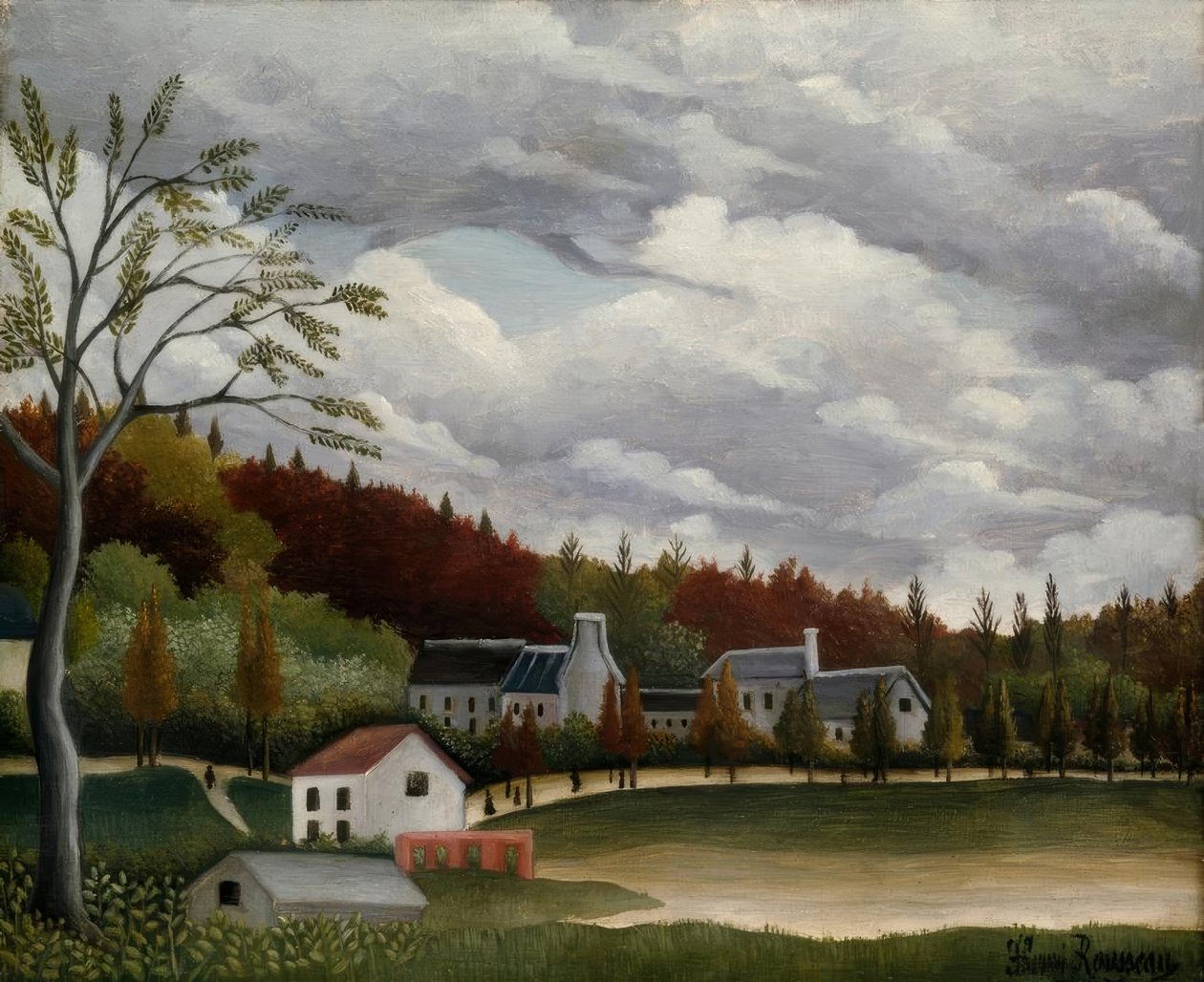 Bièvre w pobliżu Gentilly autorstwa Henri Rousseau