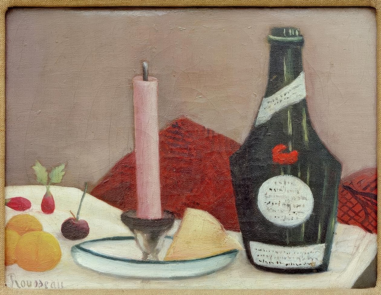 Różowa Świeca autorstwa Henri Rousseau