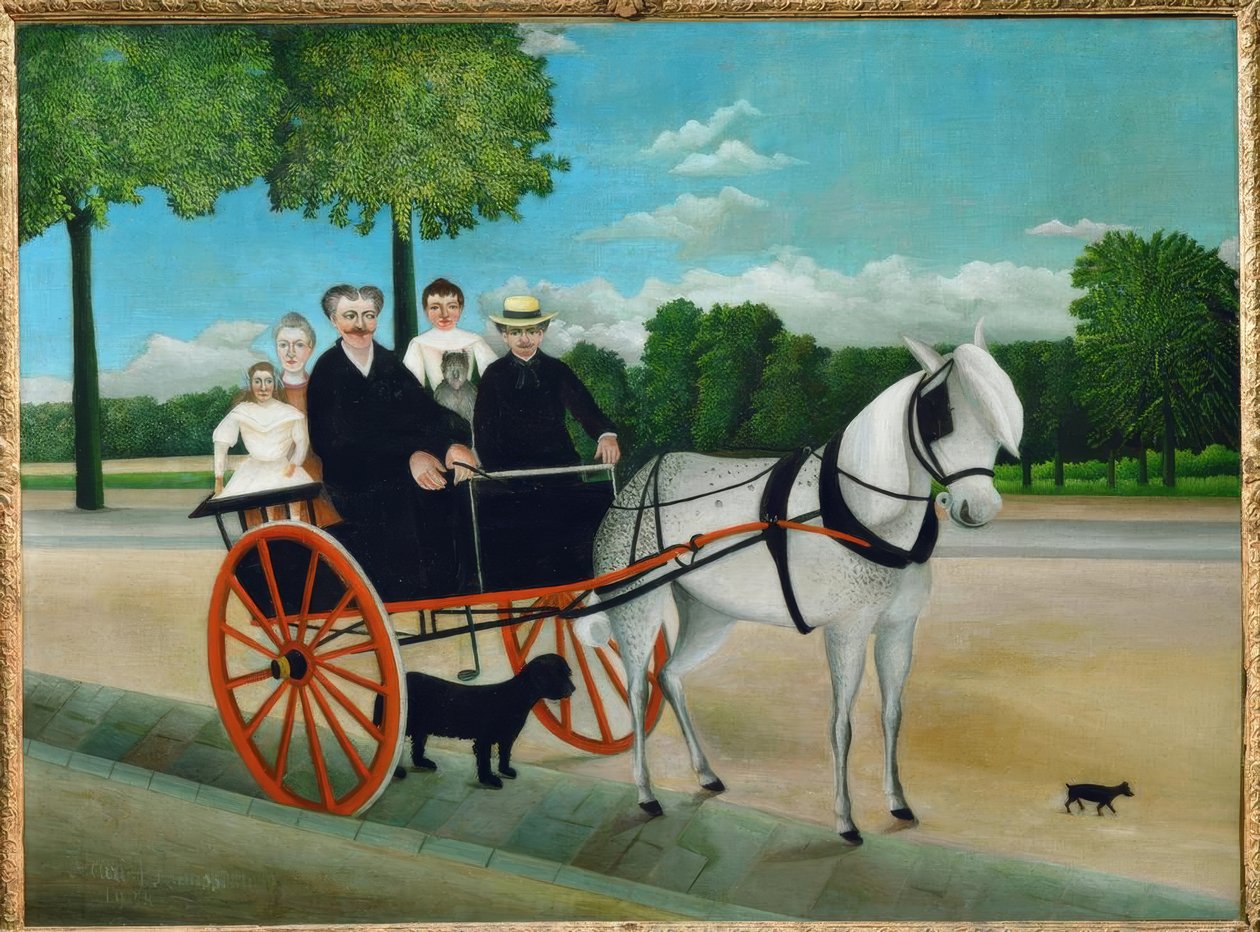 Wózek Ojca Junieta autorstwa Henri Rousseau