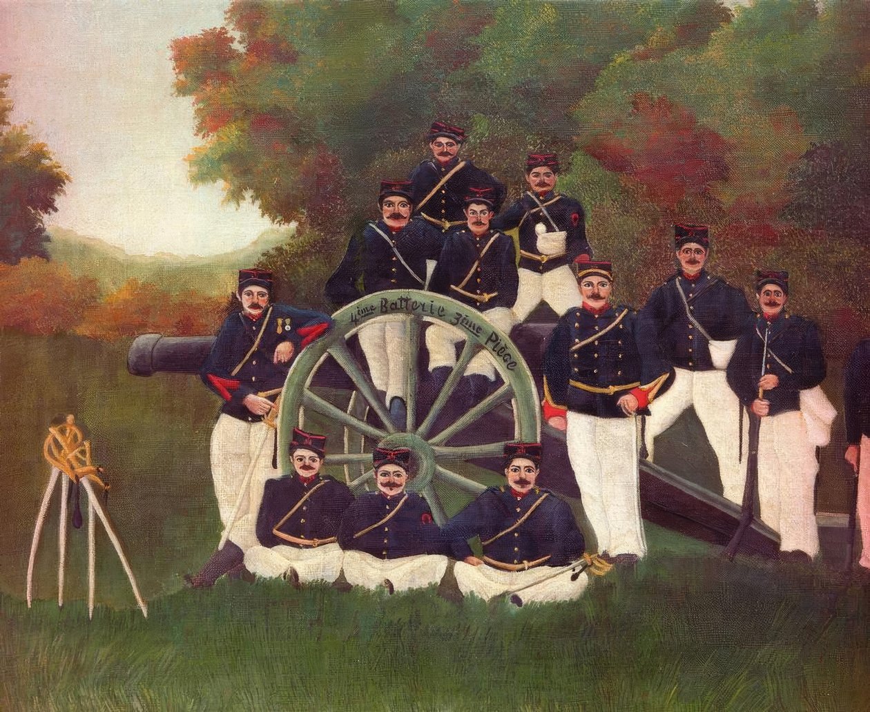 The Gunners autorstwa Henri Rousseau