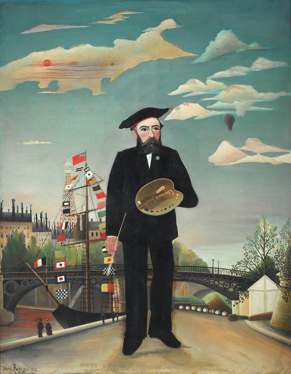 Ja: Portret - Krajobraz autorstwa Henri Rousseau