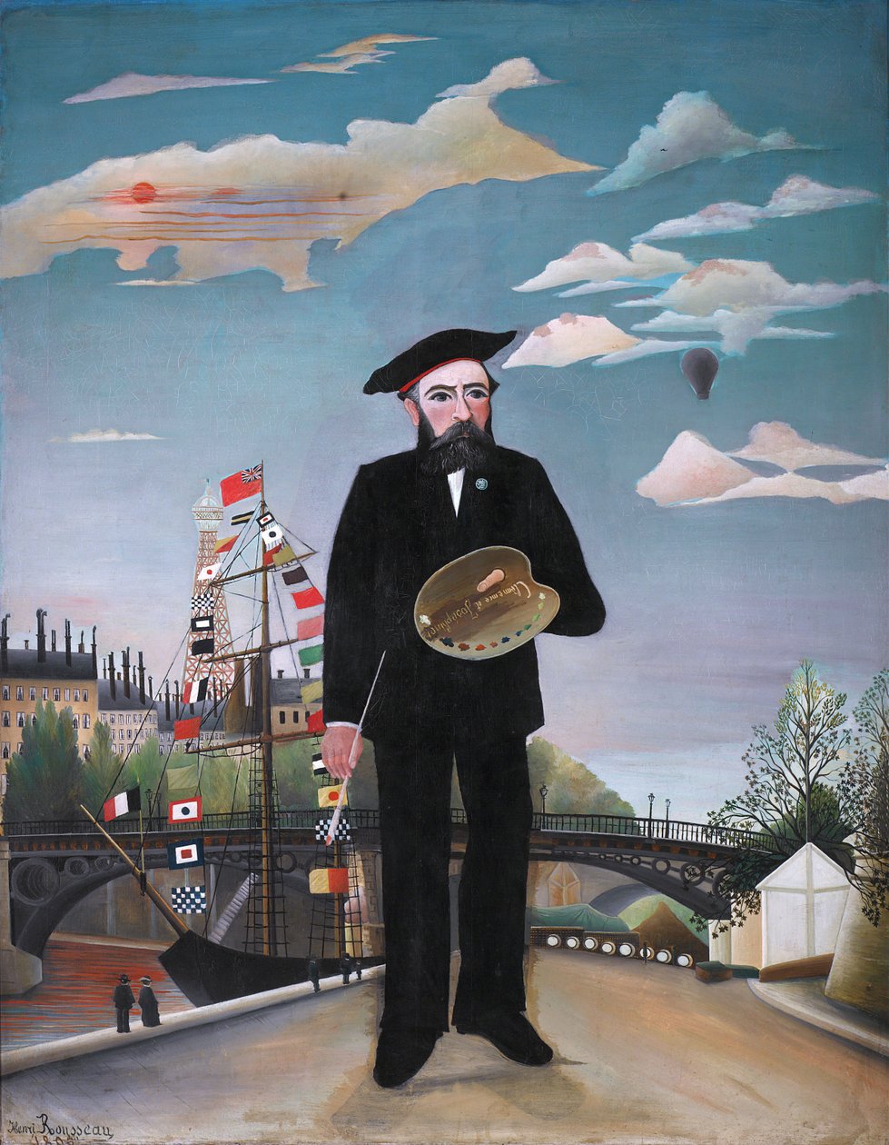 Ja: Portret - Krajobraz autorstwa Henri Rousseau