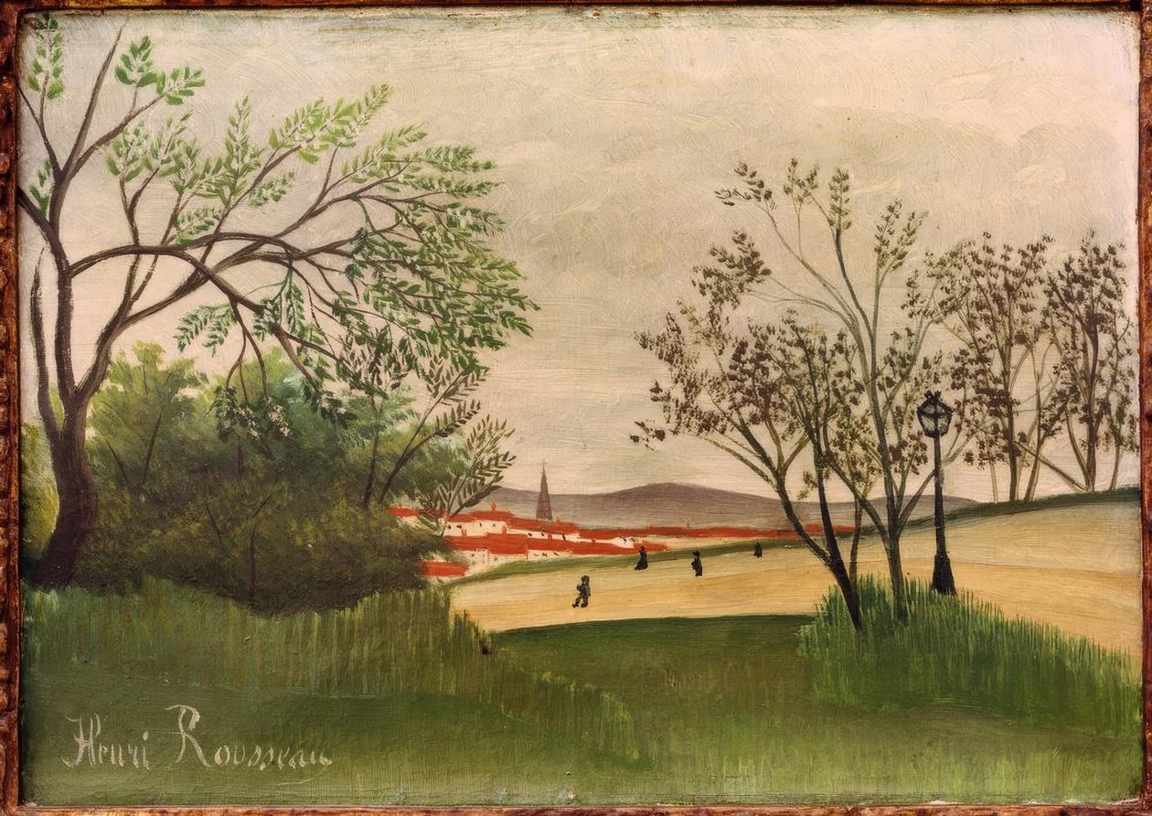 Krajobraz dzwonnicy autorstwa Henri Rousseau