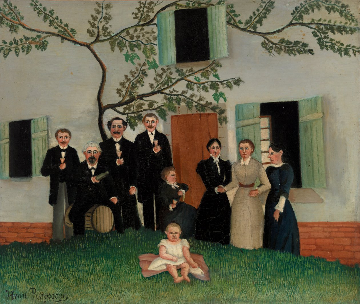 Rodzina (La Famille) autorstwa Henri Rousseau