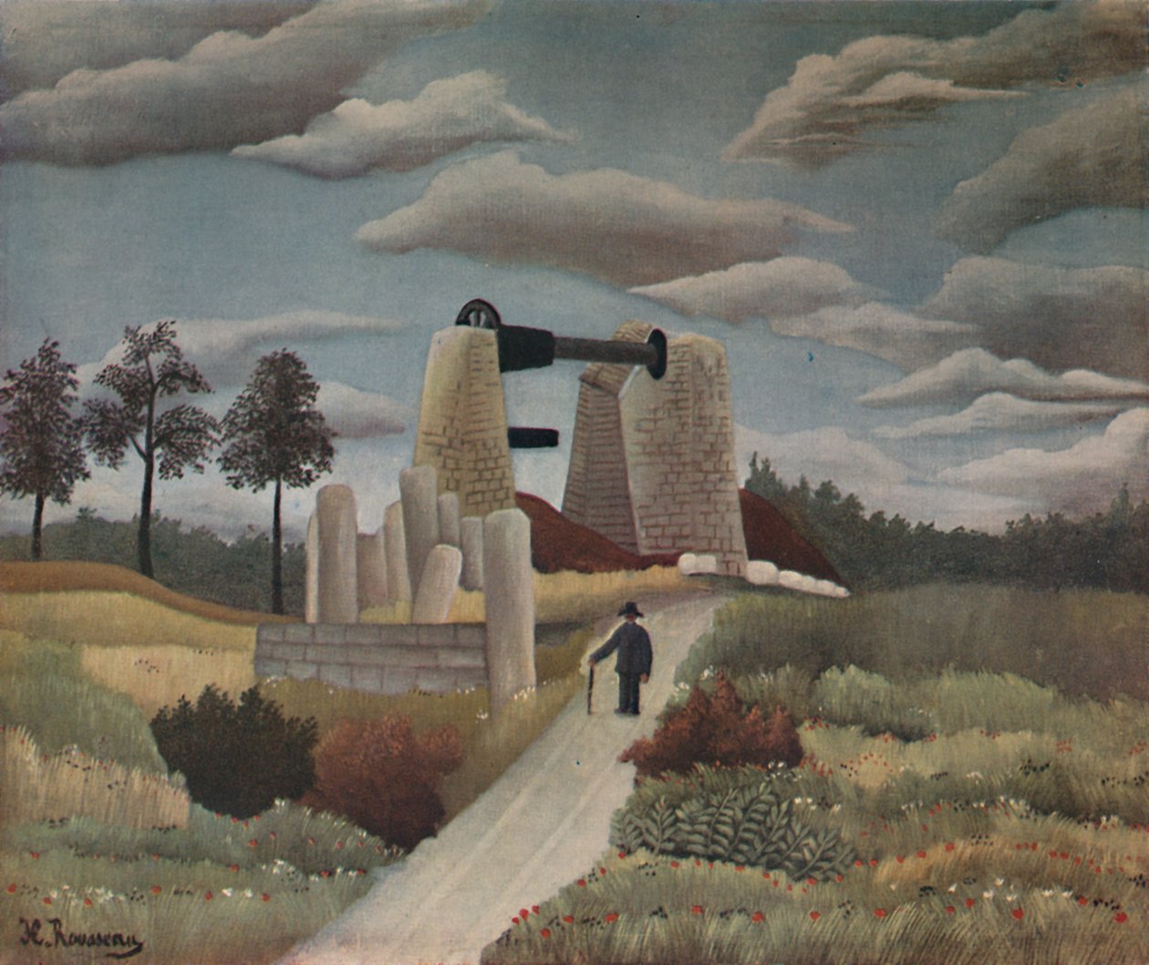 Kamieniołom, 1923 autorstwa Henri Rousseau