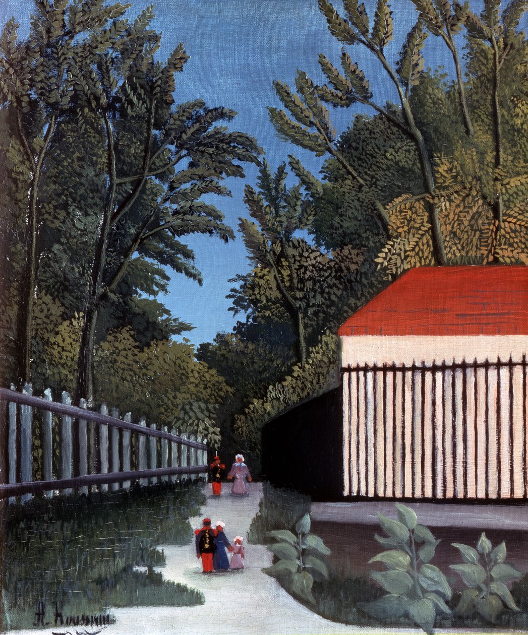 Widok na park Montsouris, 1910 autorstwa Henri Rousseau