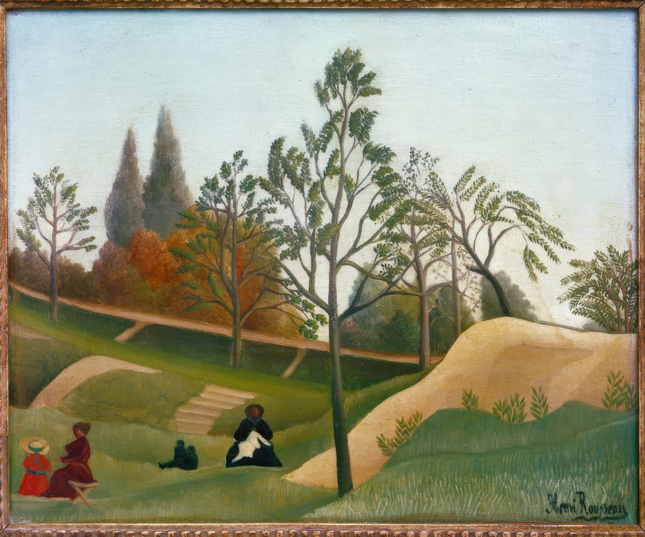 Widok fortyfikacji autorstwa Henri Rousseau