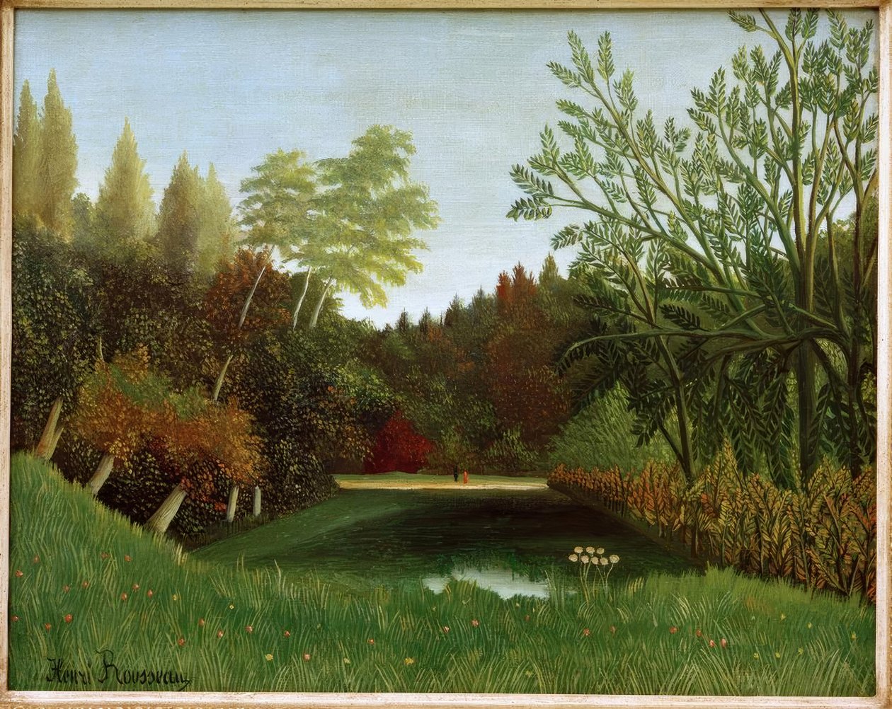 Widok na Lasek Buloński autorstwa Henri Rousseau